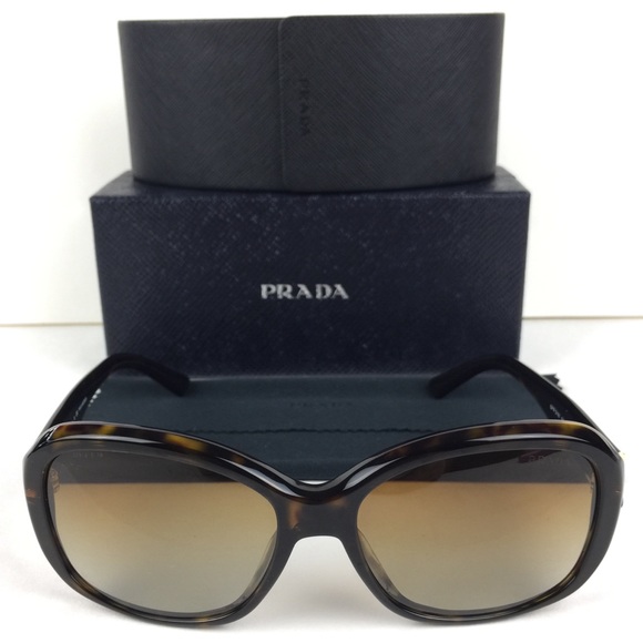 Prada Accessories - Prada Milano Polarized Tortoise Brown Sunglasses